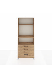 Arges Dolap 3 Raflı 3 Çekmeceli 88x30x221 - S30M060V9A