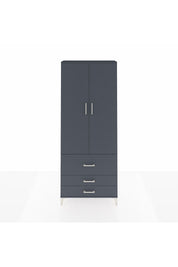 Arges Dolap 2 Raflı 3 Çekmeceli Tek Askılı 88x30x221 - S30M061V5A