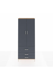 Arges Dolap 2 Raflı 3 Çekmeceli Tek Askılı 88x30x221 - S30M061V8A