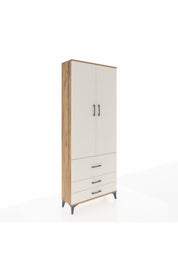 Arges Dolap 3 Raflı 3 Çekmeceli 2 Kapaklı 88x30x221 - S30M062V7A