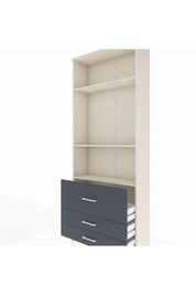 Arges Dolap 3 Raflı 3 Çekmeceli 88x30x221 - S30M063V2A