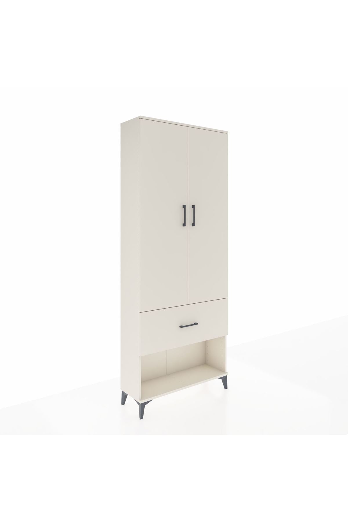 Arges Dolap 2 Raflı Tek Çekmeceli Tek Askılı 88x30x221 - S30M064V1A
