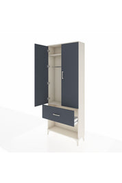 Arges Dolap 2 Raflı Tek Çekmeceli Tek Askılı 88x30x221 - S30M064V2A