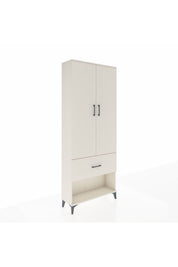Arges Dolap 3 Raflı Tek Çekmeceli 2 Kapaklı 88x30x221 - S30M065V1A