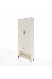 Arges Dolap 3 Raflı Tek Çekmeceli 2 Kapaklı 88x30x221 - S30M065V1A