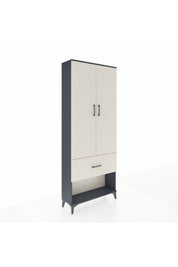 Arges Dolap 3 Raflı Tek Çekmeceli 2 Kapaklı 88x30x221 - S30M065V4A