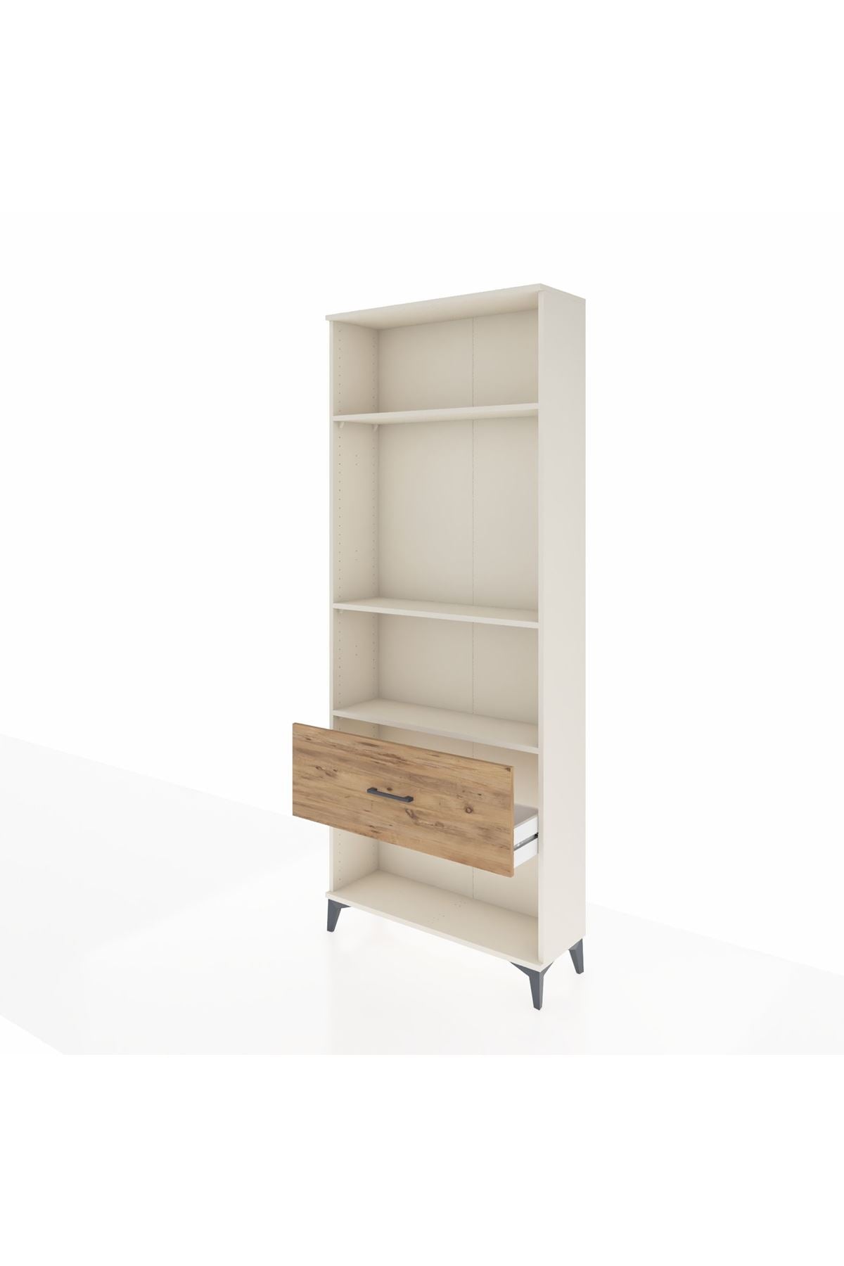 Arges Dolap 3 Raflı Tek Çekmeceli 88x30x221 - S30M066V3A