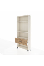 Arges Dolap 3 Raflı Tek Çekmeceli 88x30x221 - S30M066V3A