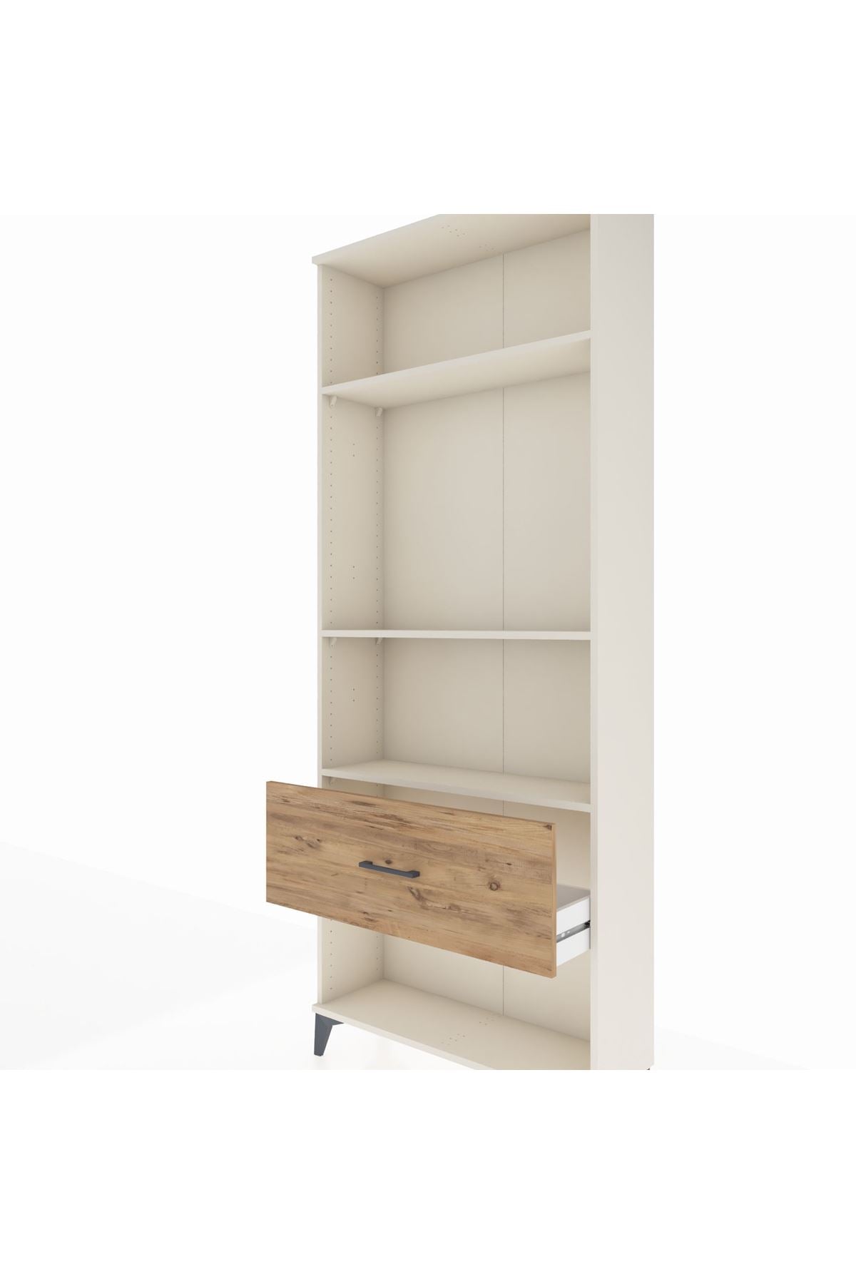 Arges Dolap 3 Raflı Tek Çekmeceli 88x30x221 - S30M066V3A
