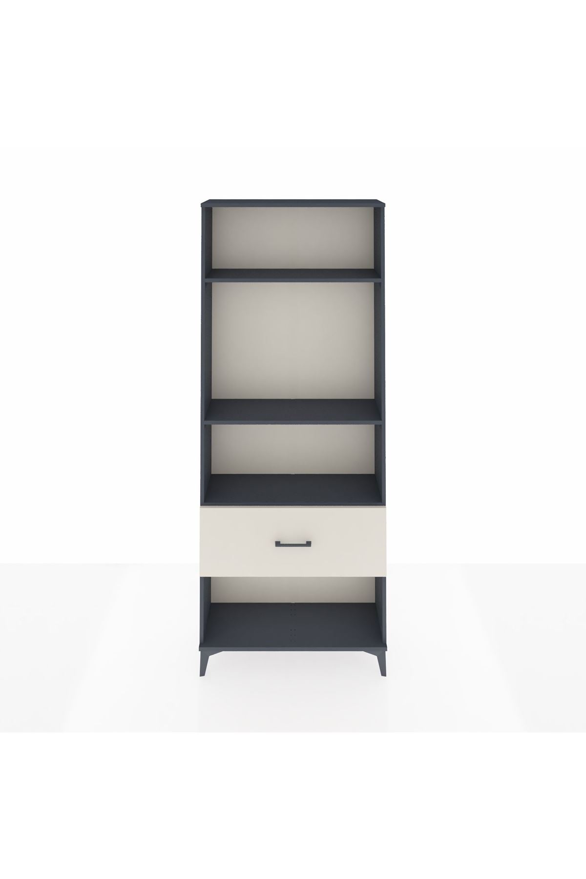Arges Dolap 3 Raflı Tek Çekmeceli 88x30x221 - S30M066V4A