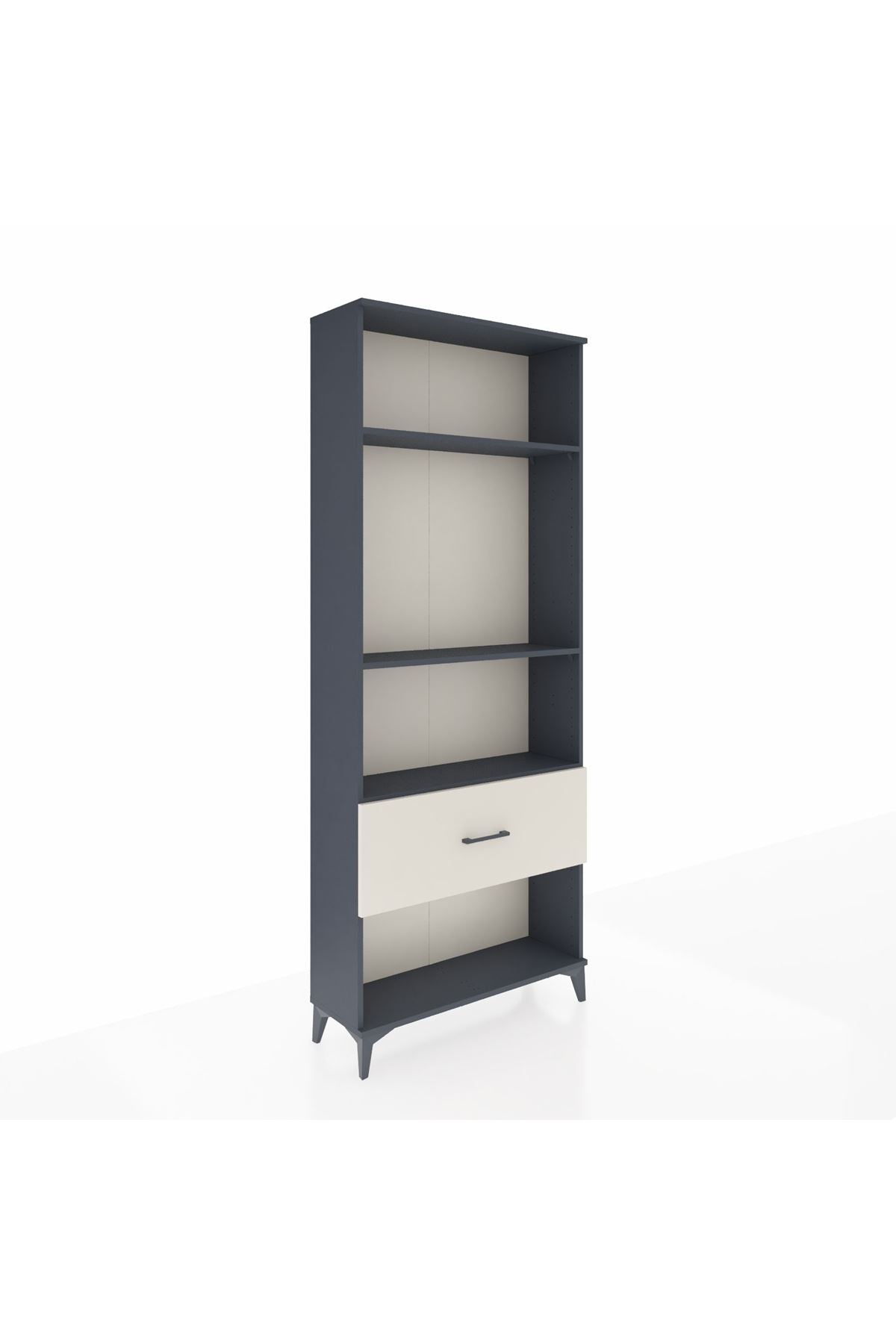 Arges Dolap 3 Raflı Tek Çekmeceli 88x30x221 - S30M066V4A