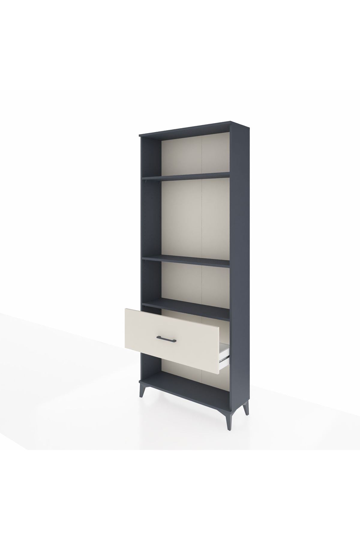 Arges Dolap 3 Raflı Tek Çekmeceli 88x30x221 - S30M066V4A