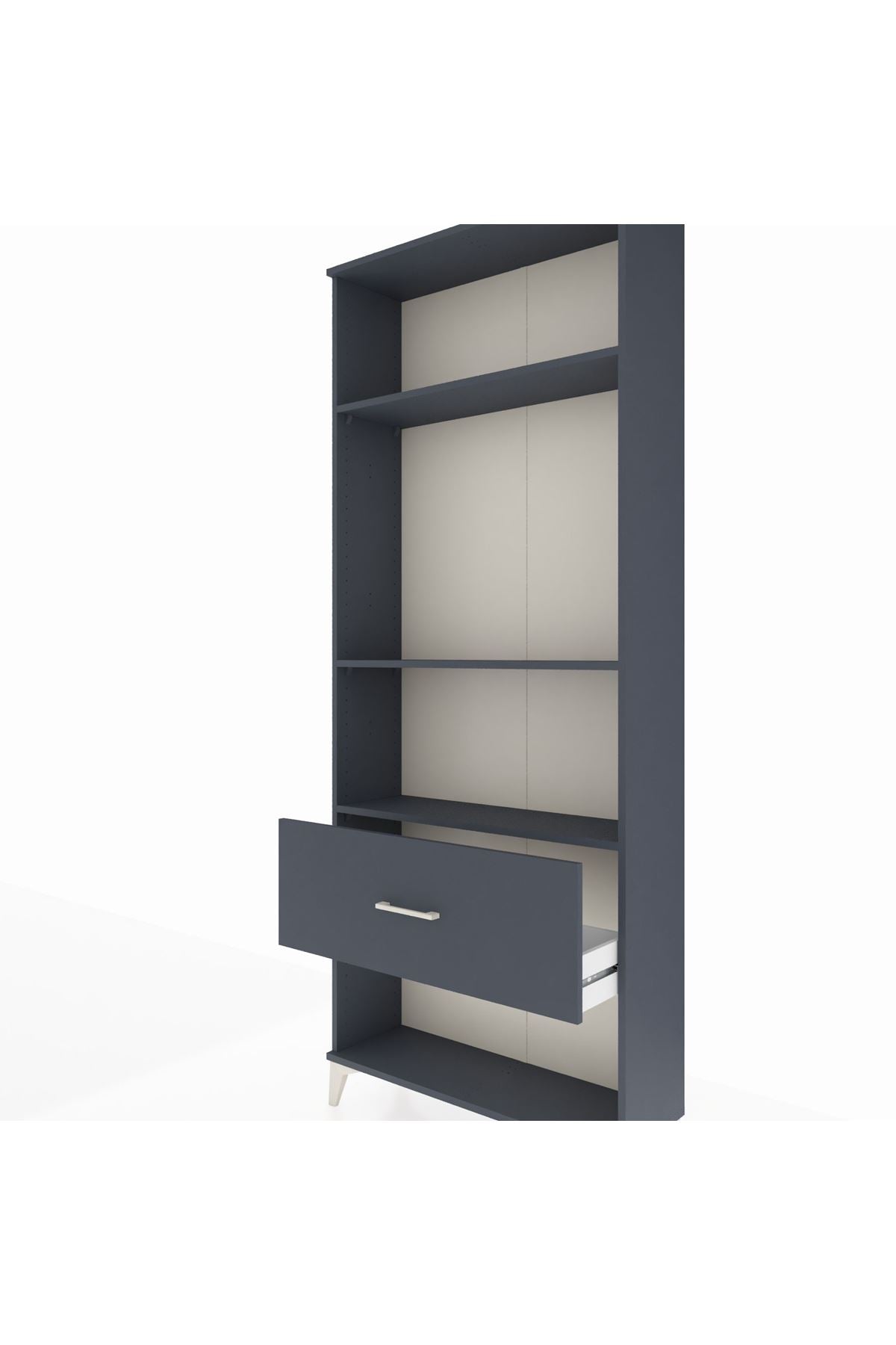 Arges Dolap 3 Raflı Tek Çekmeceli 88x30x221 - S30M066V5A