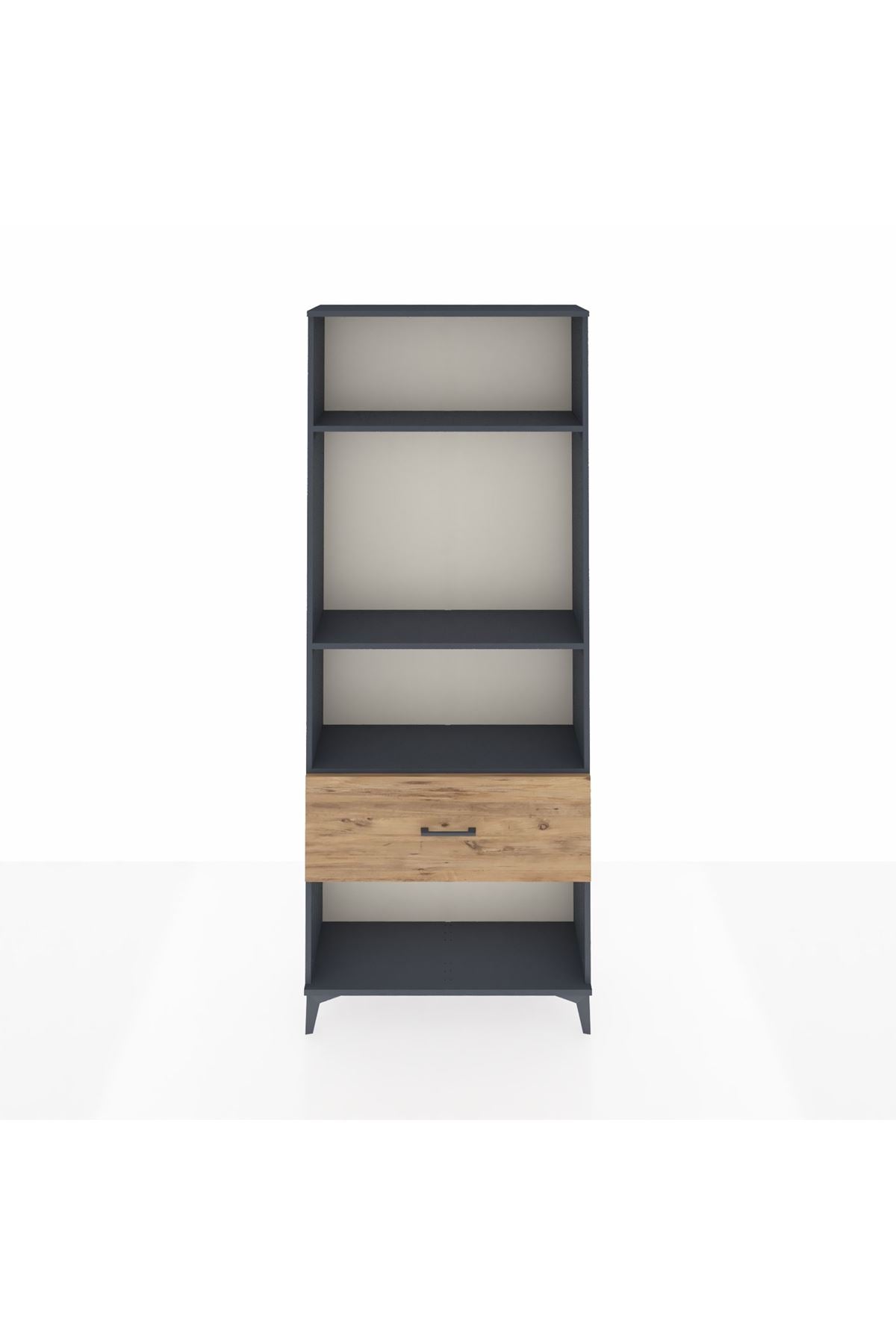 Arges Dolap 3 Raflı Tek Çekmeceli 88x30x221 - S30M066V6A
