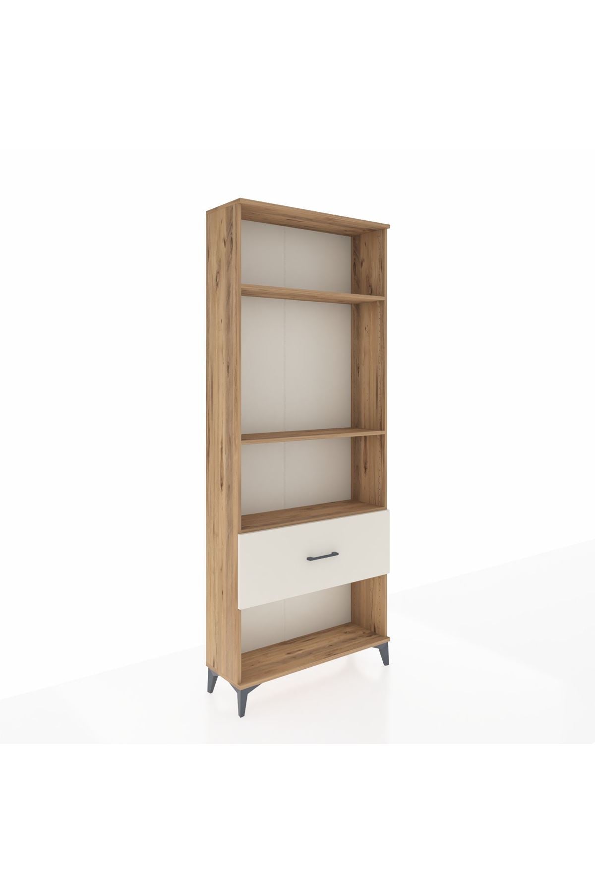 Arges Dolap 3 Raflı Tek Çekmeceli 88x30x221 - S30M066V7A
