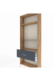 Arges Dolap 3 Raflı Tek Çekmeceli 88x30x221 - S30M066V8A