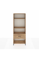 Arges Dolap 3 Raflı Tek Çekmeceli 88x30x221