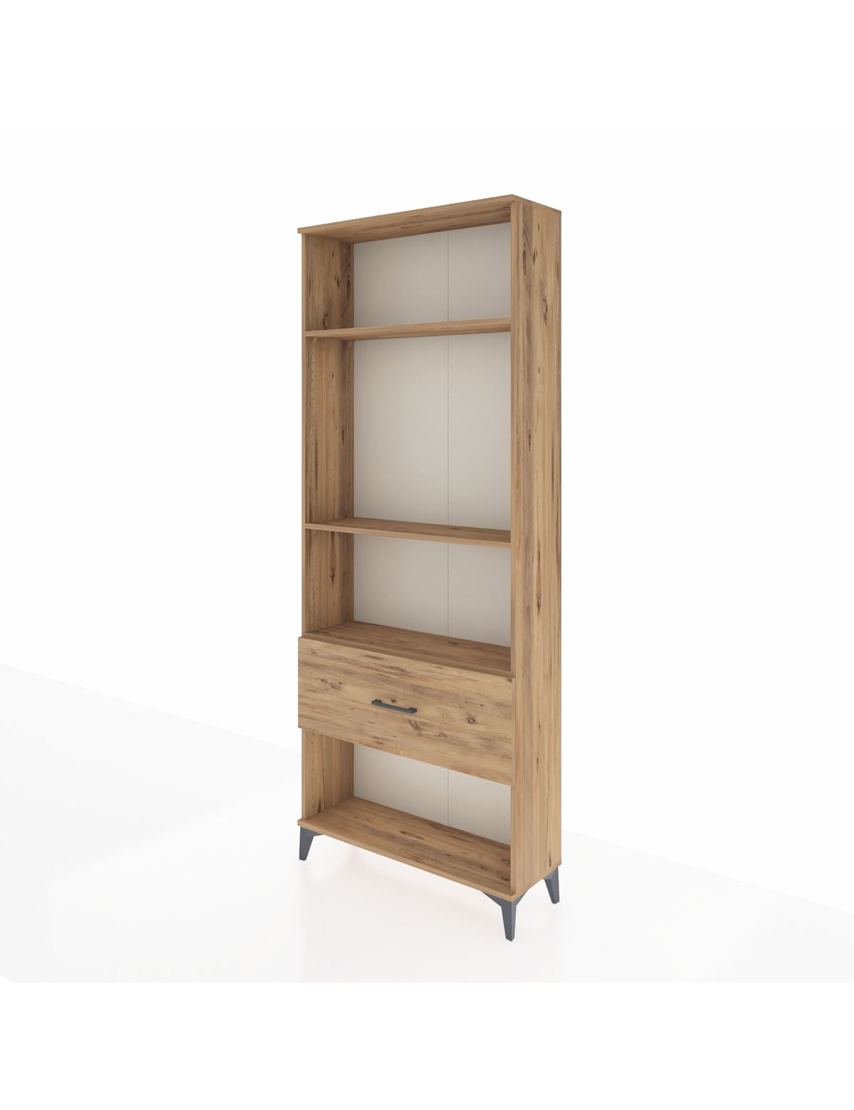 Arges Dolap 3 Raflı Tek Çekmeceli 88x30x221 - S30M066V9A