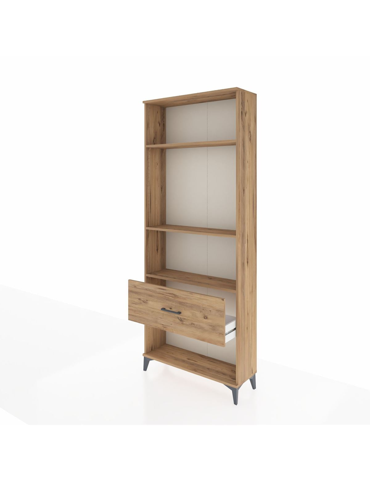 Arges Dolap 3 Raflı Tek Çekmeceli 88x30x221 - S30M066V9A