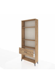 Arges Dolap 3 Raflı Tek Çekmeceli 88x30x221 - S30M066V9A
