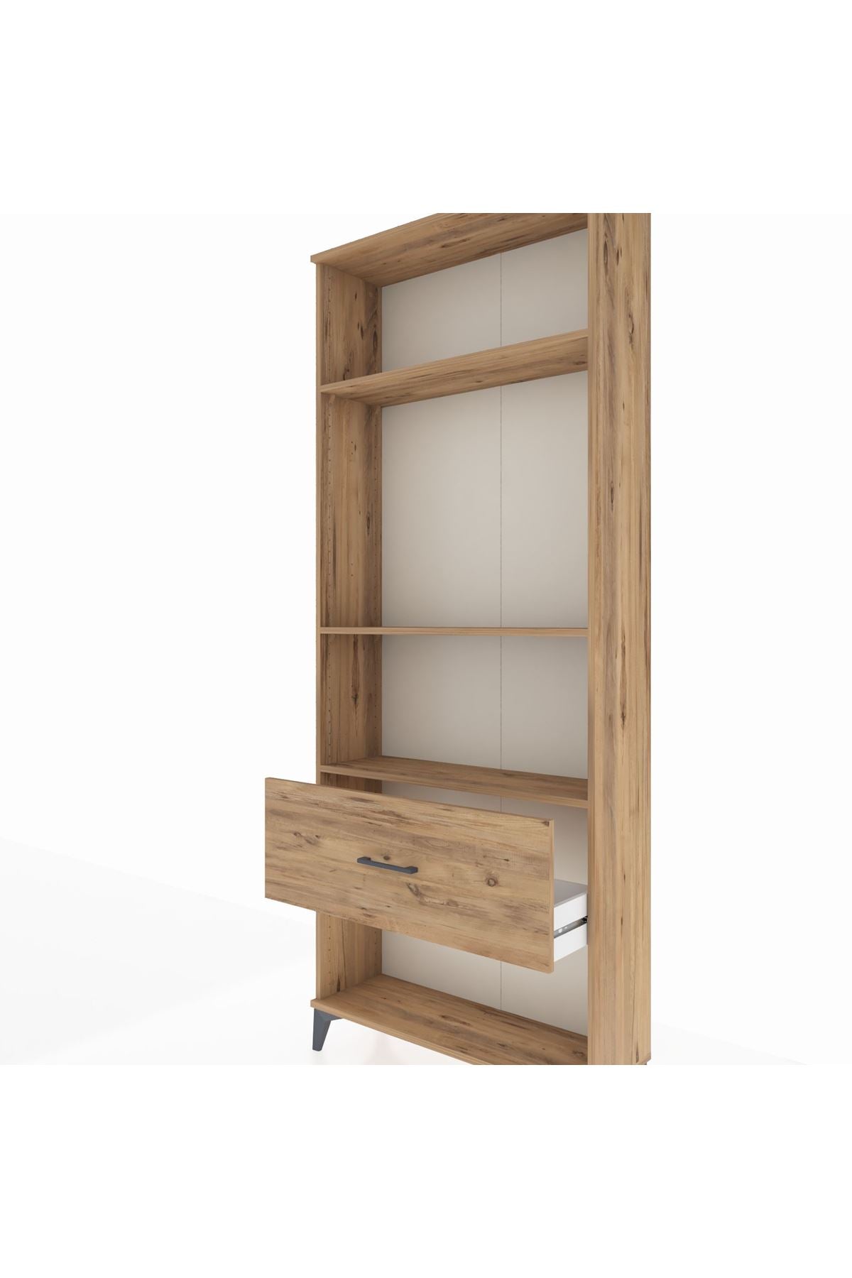 Arges Dolap 3 Raflı Tek Çekmeceli 88x30x221 - S30M066V9A