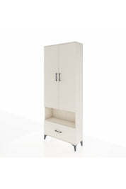Arges Dolap 3 Raflı Tek Çekmeceli Tek Askılı 88x30x221 - S30M067V1A