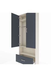 Arges Dolap 3 Raflı Tek Çekmeceli Tek Askılı 88x30x221 - S30M067V2A