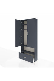 Arges Dolap 3 Raflı Tek Çekmeceli Tek Askılı 88x30x221 - S30M067V5A