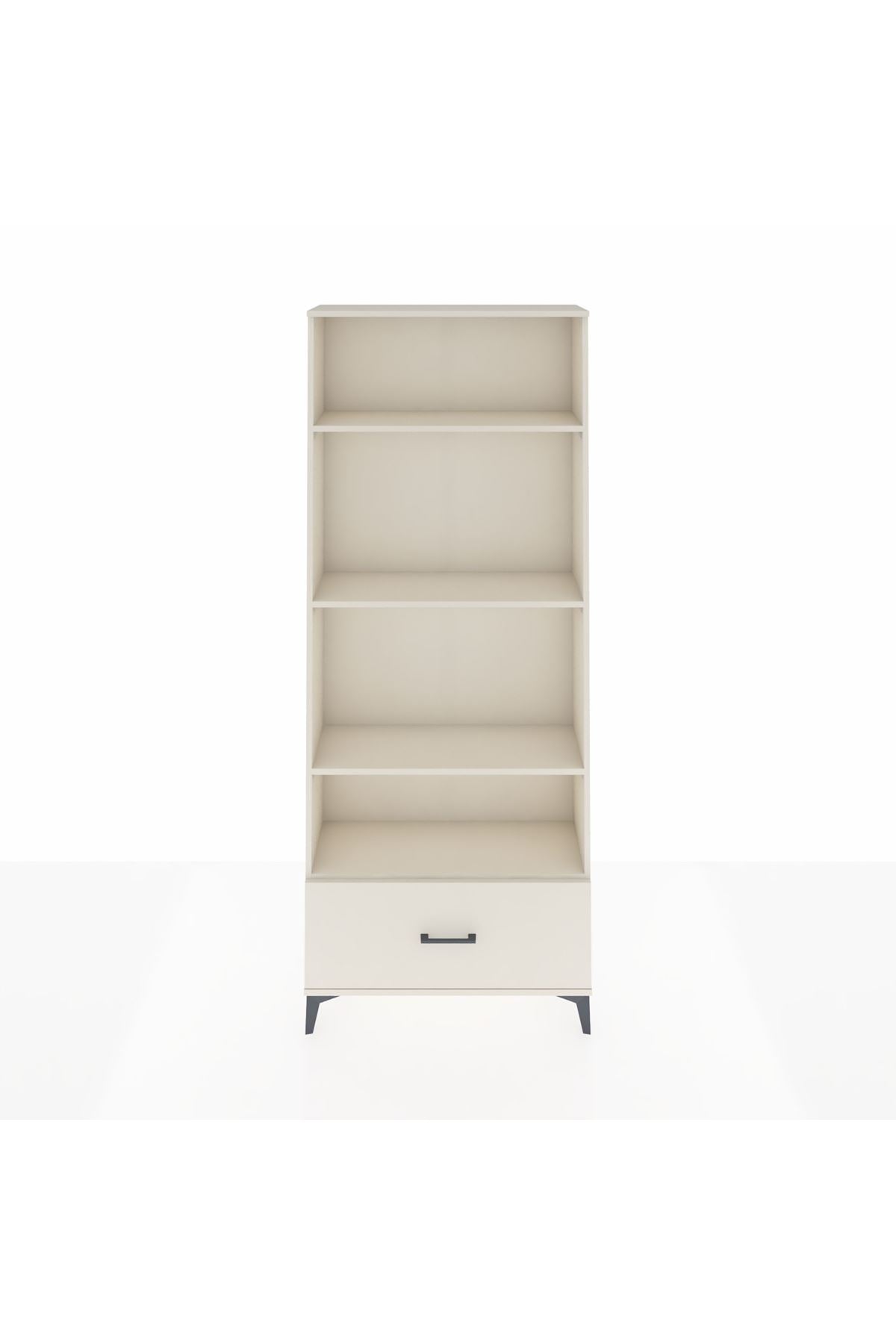 Arges Dolap 4 Raflı Tek Çekmeceli 88x30x221 - S30M069V1A