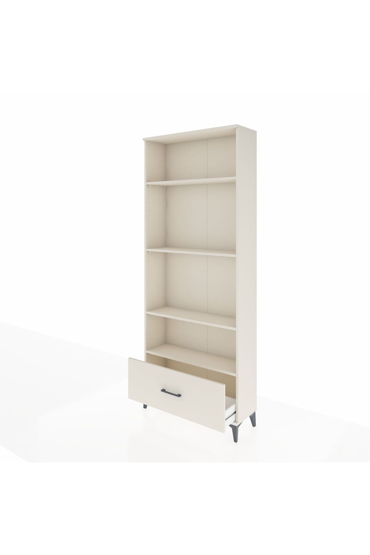 Arges Dolap 4 Raflı Tek Çekmeceli 88x30x221 - S30M069V1A