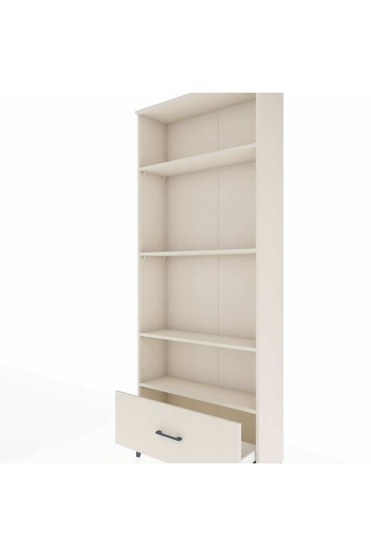 Arges Dolap 4 Raflı Tek Çekmeceli 88x30x221 - S30M069V1A