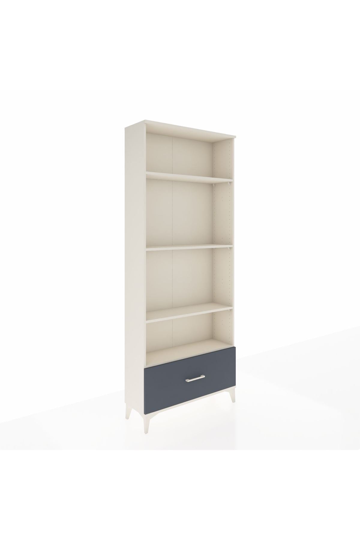 Arges Dolap 4 Raflı Tek Çekmeceli 88x30x221 - S30M069V2A