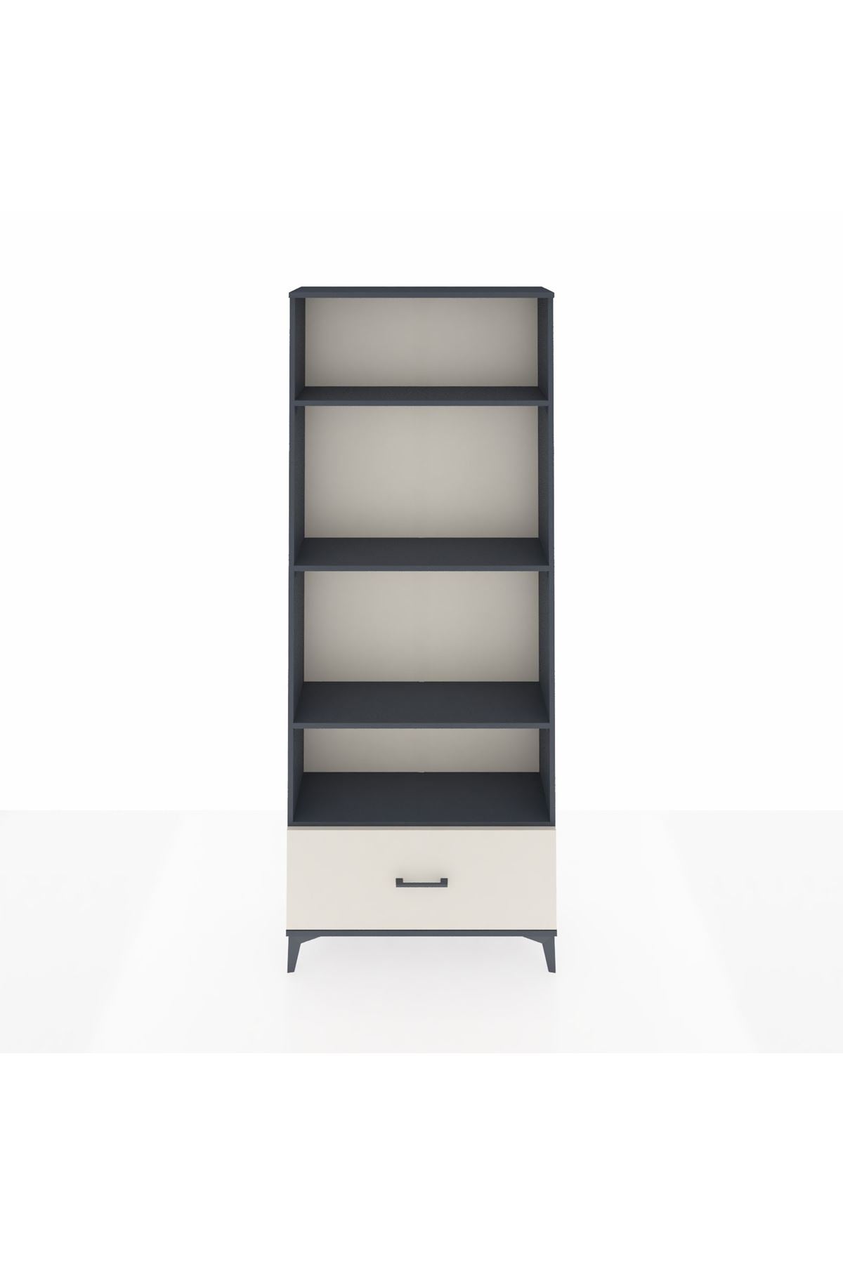 Arges Dolap 4 Raflı Tek Çekmeceli 88x30x221 - S30M069V4A