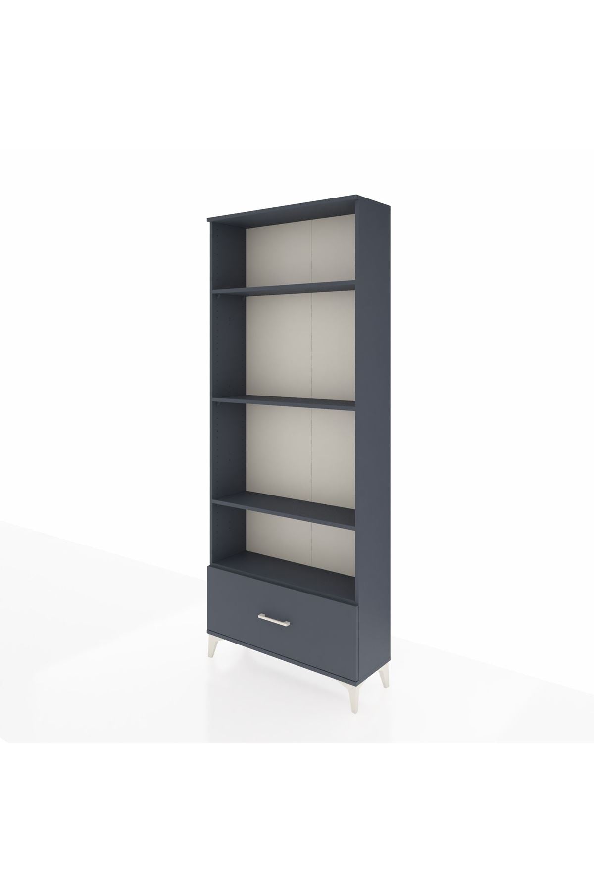 Arges Dolap 4 Raflı Tek Çekmeceli 88x30x221 - S30M069V5A