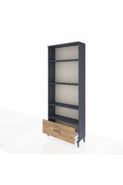 Arges Dolap 4 Raflı Tek Çekmeceli 88x30x221 - S30M069V6A