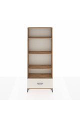Arges Dolap 4 Raflı Tek Çekmeceli 88x30x221