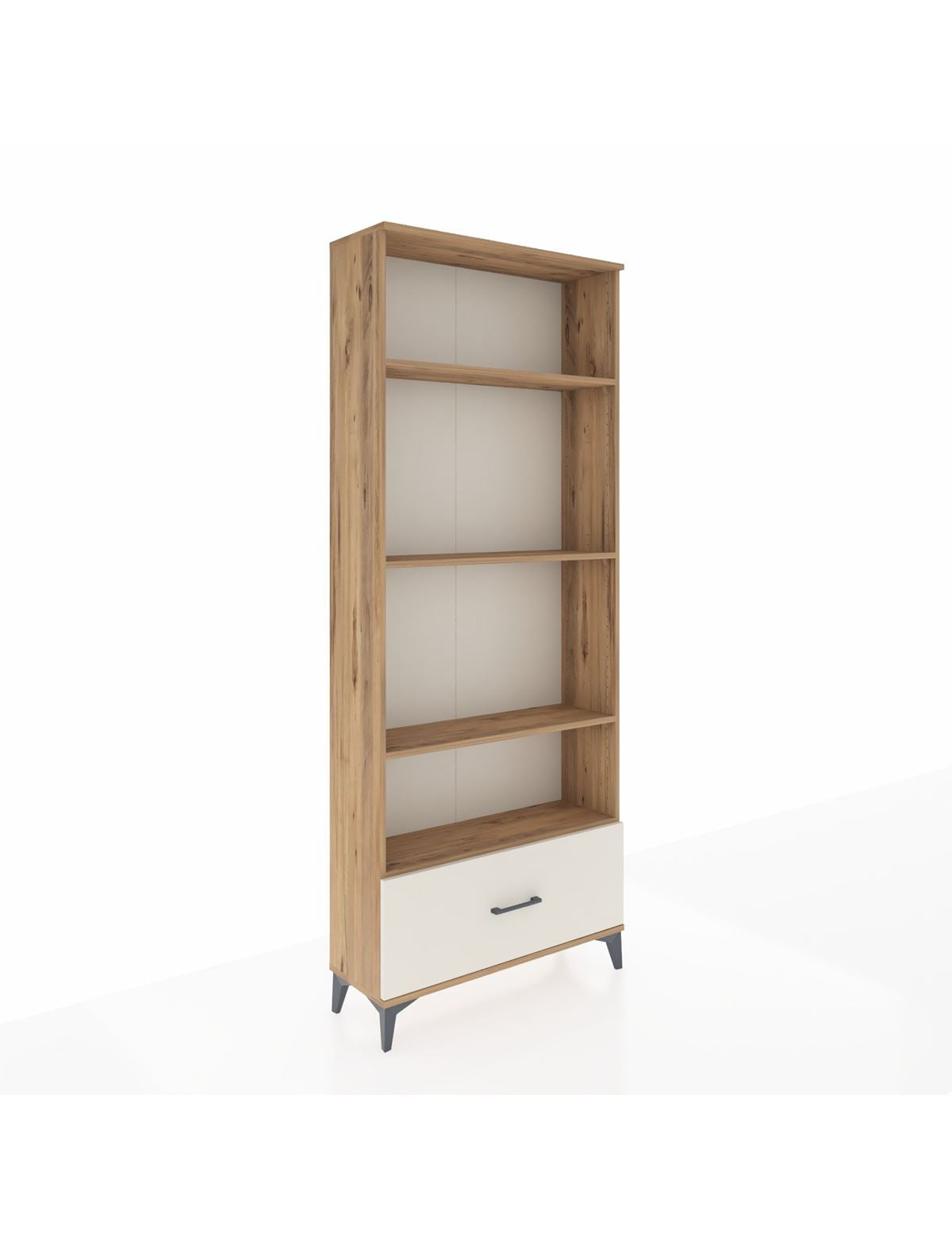Arges Dolap 4 Raflı Tek Çekmeceli 88x30x221 - S30M069V7A