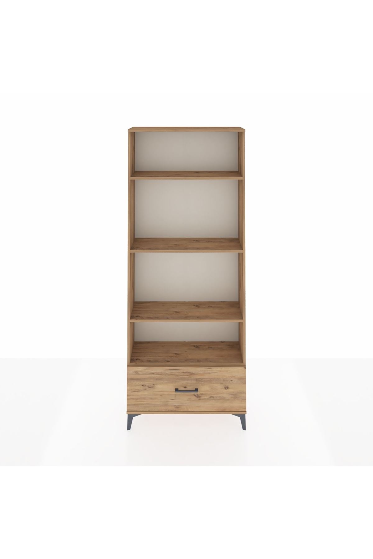 Arges Dolap 4 Raflı Tek Çekmeceli 88x30x221 - S30M069V9A
