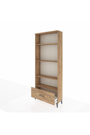 Arges Dolap 4 Raflı Tek Çekmeceli 88x30x221 - S30M069V9A