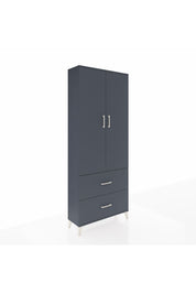 Arges Dolap 2 Raflı 2 Çekmeceli Tek Askılı 88x30x221 - S30M070V5A