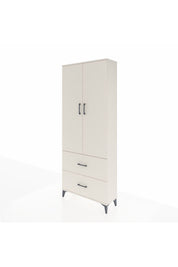 Arges Dolap 3 Raflı 2 Çekmeceli 2 Kapaklı 88x30x221 - S30M071V1A