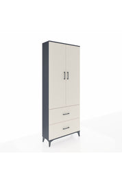 Arges Dolap 3 Raflı 2 Çekmeceli 2 Kapaklı 88x30x221 - S30M071V4A