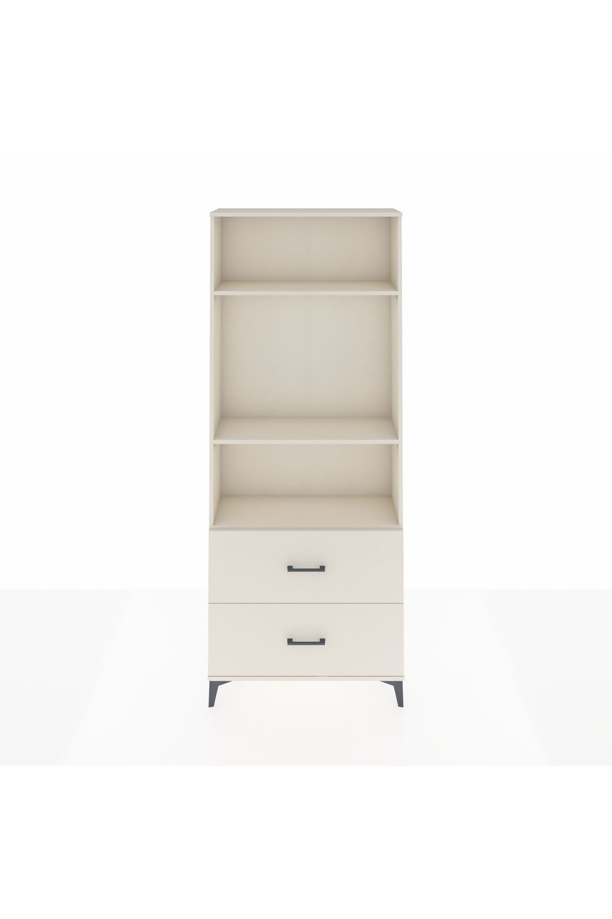 Arges Dolap 3 Raflı 2 Çekmeceli 88x30x221 - S30M072V1A