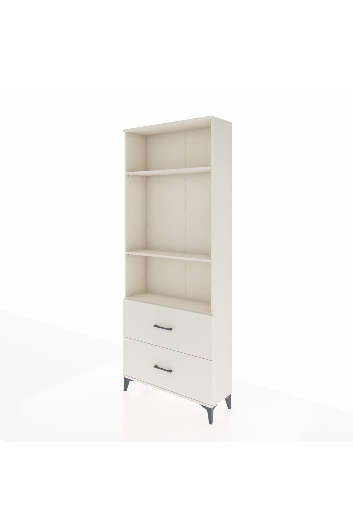 Arges Dolap 3 Raflı 2 Çekmeceli 88x30x221 - S30M072V1A