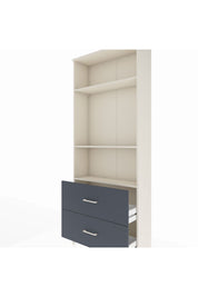 Arges Dolap 3 Raflı 2 Çekmeceli 88x30x221 - S30M072V2A