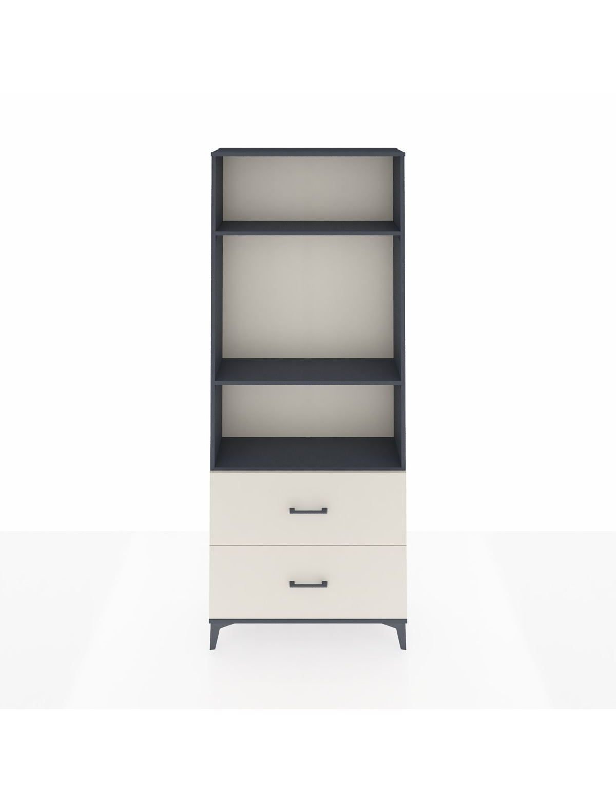 Arges Dolap 3 Raflı 2 Çekmeceli 88x30x221 - S30M072V4A