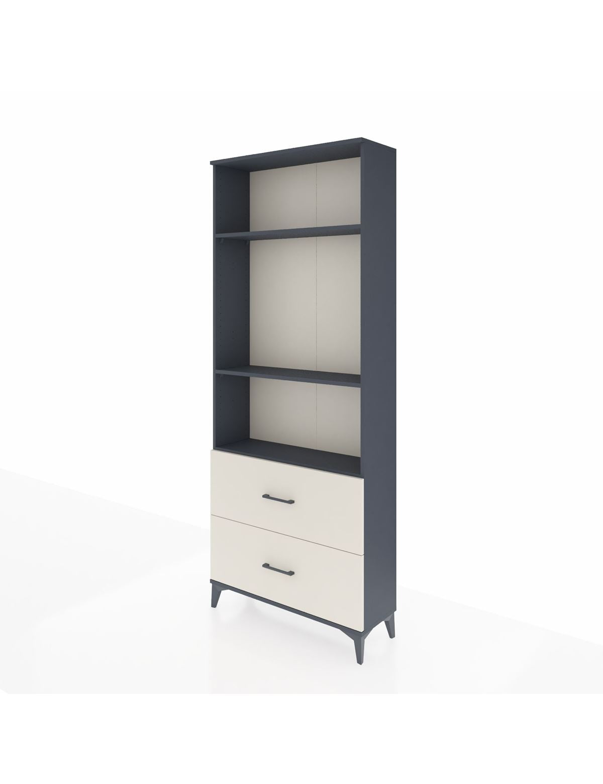 Arges Dolap 3 Raflı 2 Çekmeceli 88x30x221 - S30M072V4A