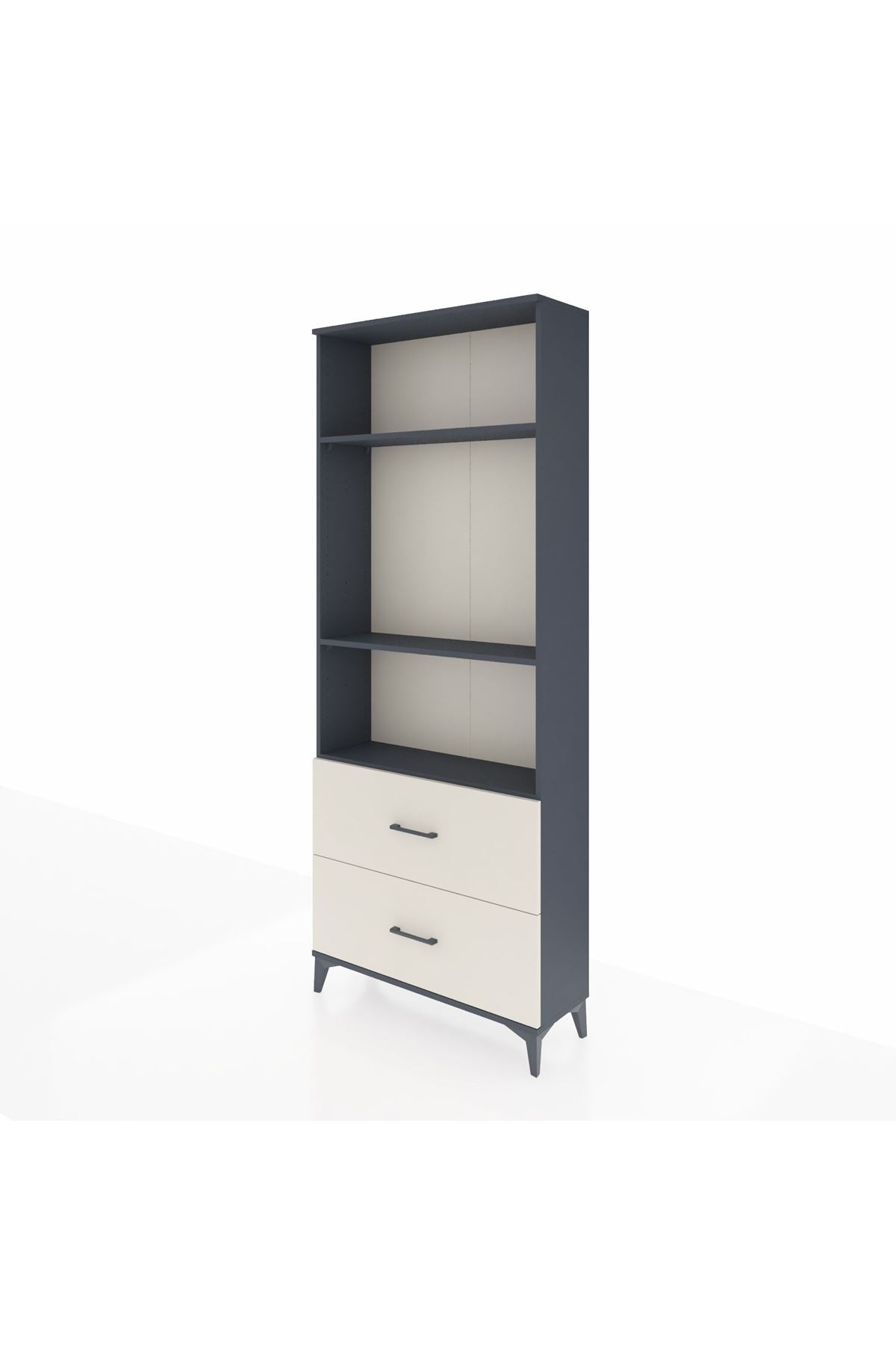 Arges Dolap 3 Raflı 2 Çekmeceli 88x30x221 - S30M072V4A