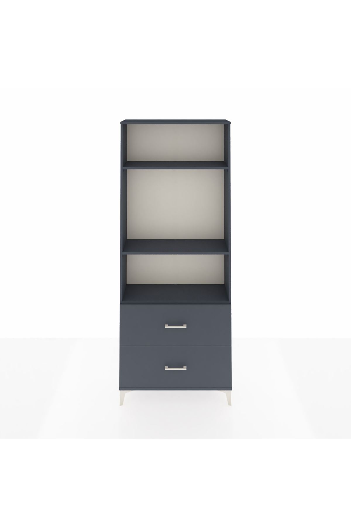 Arges Dolap 3 Raflı 2 Çekmeceli 88x30x221 - S30M072V5A