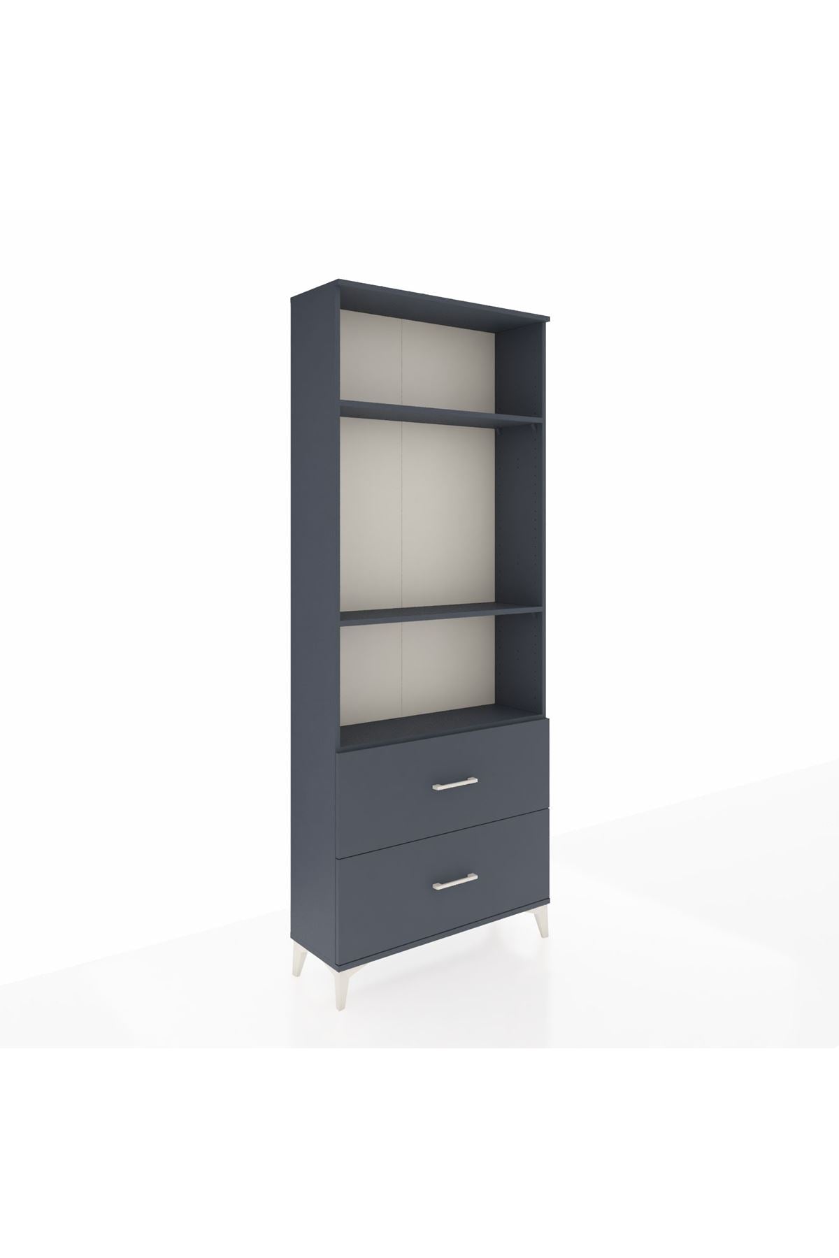 Arges Dolap 3 Raflı 2 Çekmeceli 88x30x221 - S30M072V5A